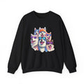 Alaskan Malamutes in Quirky Hats & Sunglasses T-Shirt | Fun Whimsical Design